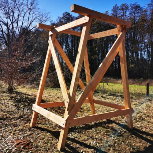 Unterbau für Jagdkanzeln Bockgerüst / Kanzelunterbau inkl. Leiter und Handlauf